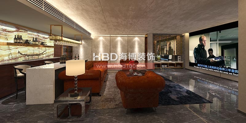 梅園新村別墅裝修設(shè)計(jì) 視聽(tīng)室.jpg