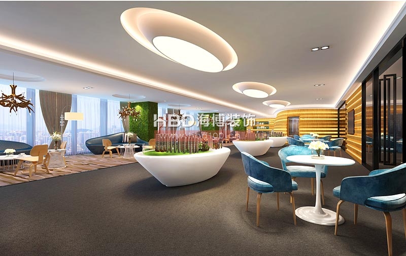 智遠(yuǎn)商旅辦公室裝修設(shè)計 沙盤展示區(qū)