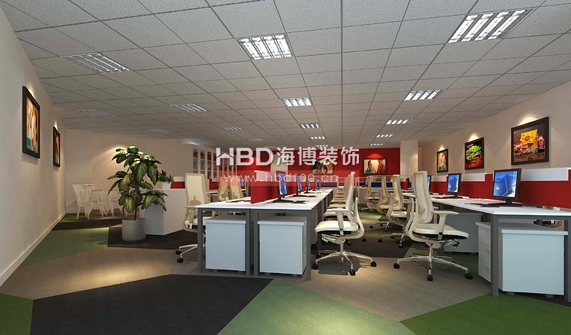 BEMIS太古匯辦公室裝修 辦公區(qū)