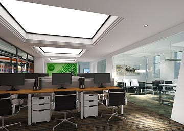 樂(lè)天創(chuàng)意園樣板房寫(xiě)字樓裝修