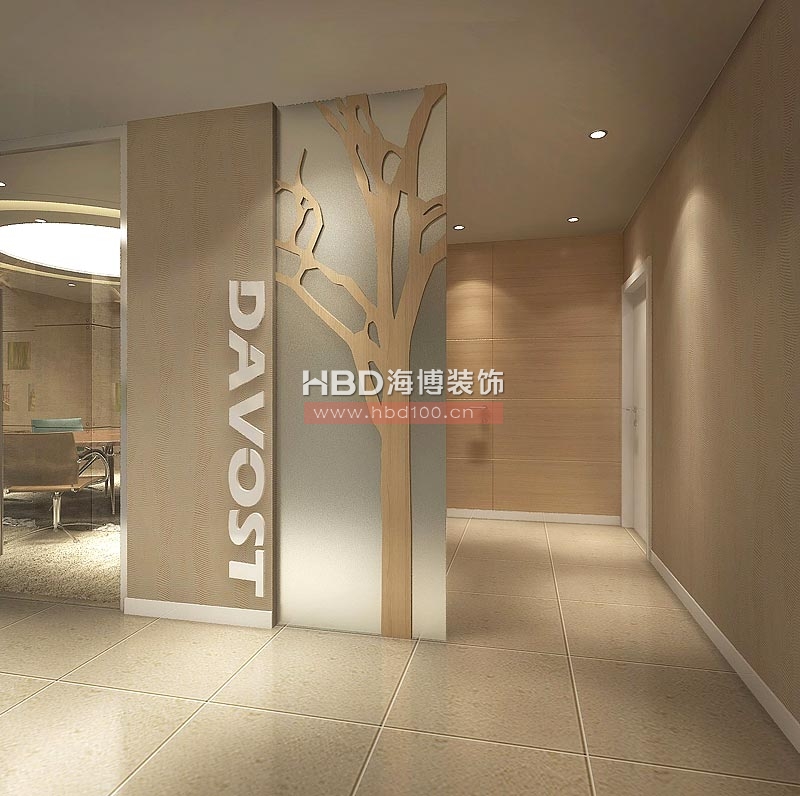 巔峰旅游規(guī)劃設計院廣州分公司辦公室裝修 玄關