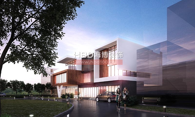 磨碟沙創(chuàng)意服務(wù)站建筑規(guī)劃設(shè)計 黃昏