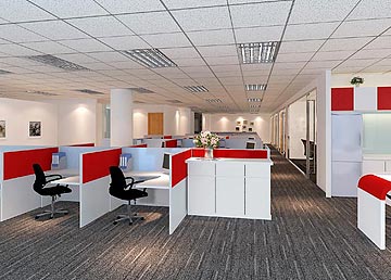 武田醫(yī)藥開放辦公區(qū)設(shè)計裝修