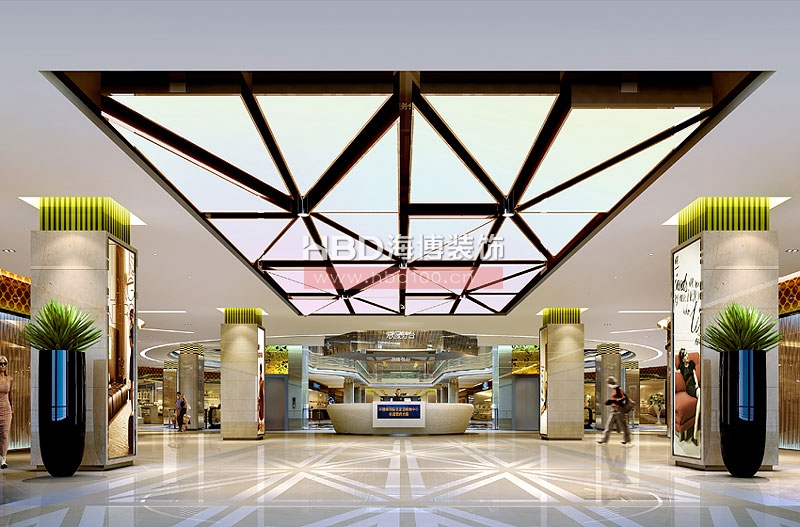 渤海家居購物商場裝修設(shè)計(jì) 大堂