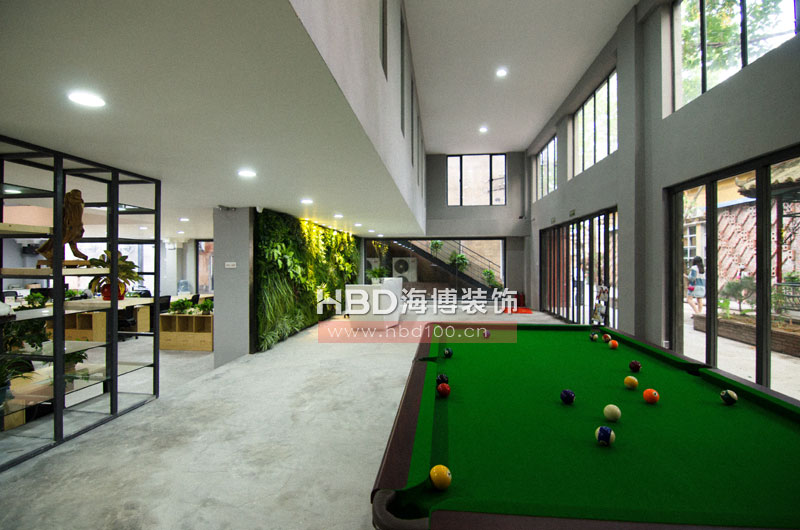 裝修公司辦公室 前臺及休閑區(qū)設(shè)計2