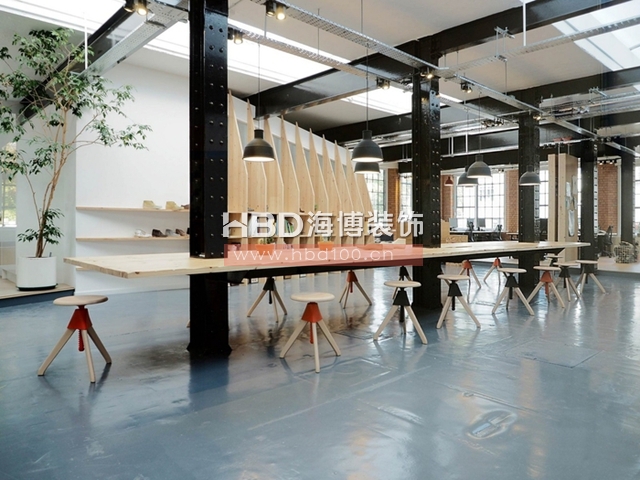 工業(yè)風(fēng)辦公室設(shè)計(jì),辦公室設(shè)計(jì)風(fēng)格,服飾公司辦公室設(shè)計(jì),海博裝飾.jpg