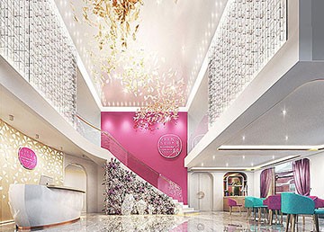 現代簡約辦公樓裝修設計  身所文化發(fā)展有限公司