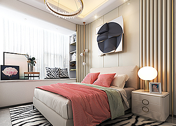 高貴浪漫風格樣板房裝修設(shè)計  廣州四海城