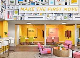 粉色系列辦公室裝修設計風格效果怎么樣？